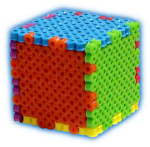 кубики из термомозаики